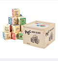 48 piece education wooden ABC blocks