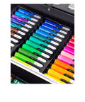 145 piece unicorn art set with aluminium box for kids - pink