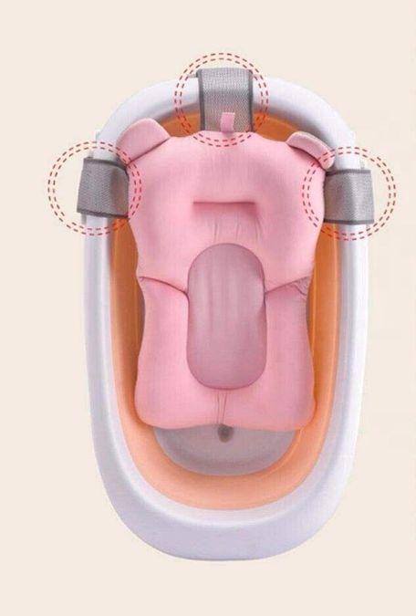 newborn safety bath support cusion