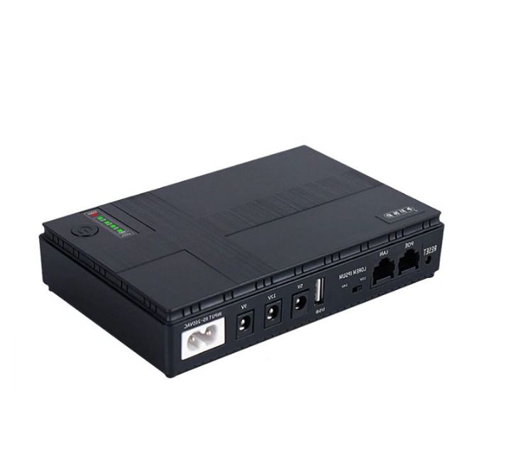 10400 mah black mini portable dc ups - dc 1018p