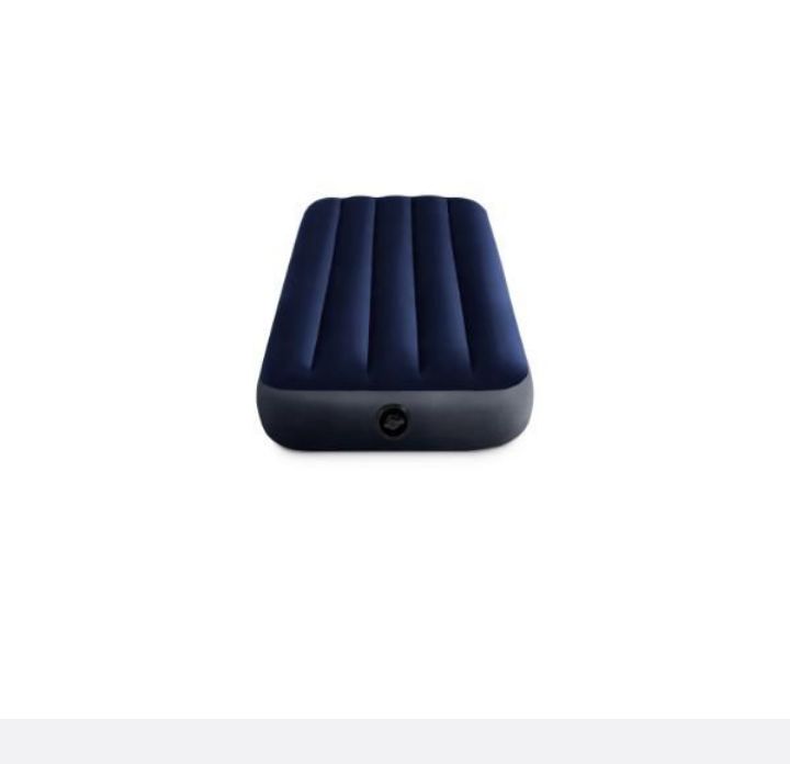 intex junior twin - dura beam downy airbed ( single ) with electric air pump