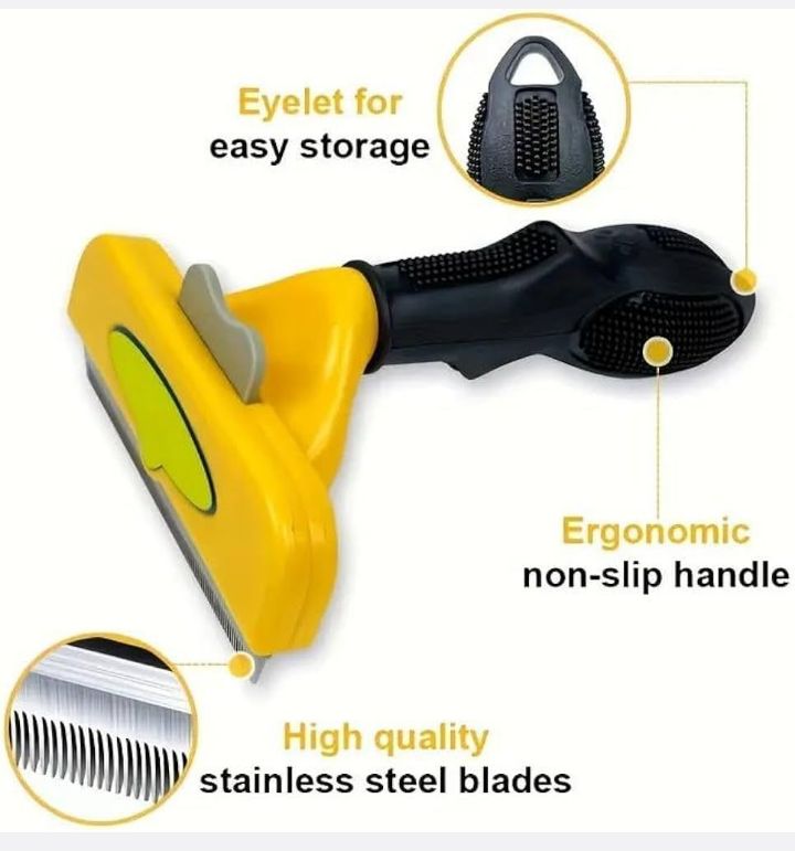 large pet grooming shedding brush