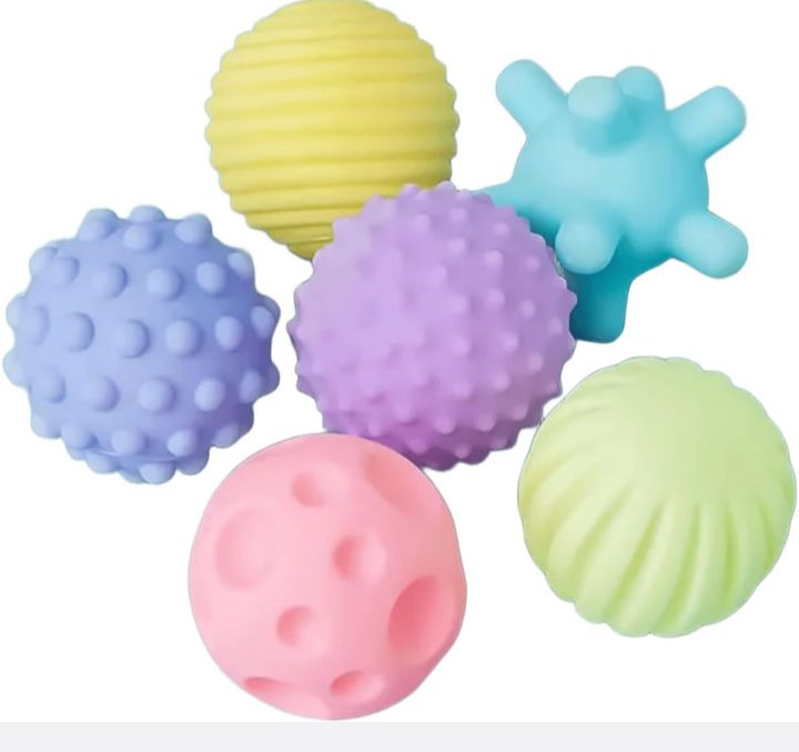 set of 6 soft balls