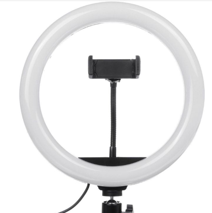 26 cm ring light with phone clip