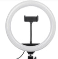 26 cm ring light with phone clip