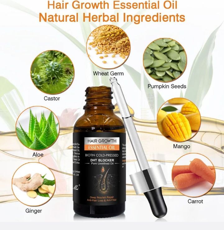 biotin hair growth oil with derma roller
