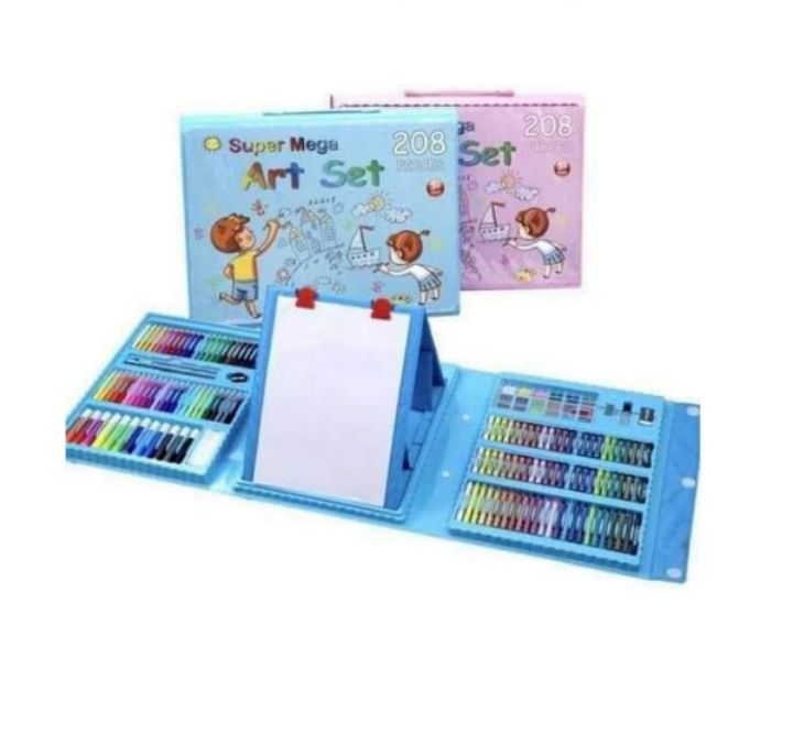 208 piece super mega art set - blue