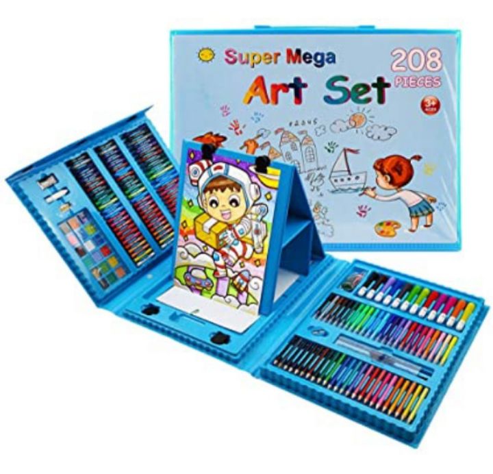 208 piece super mega art set - blue