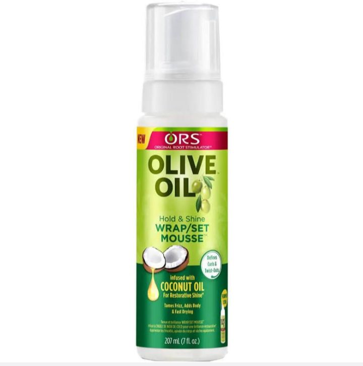 2 x olive oil wrap foam mousse