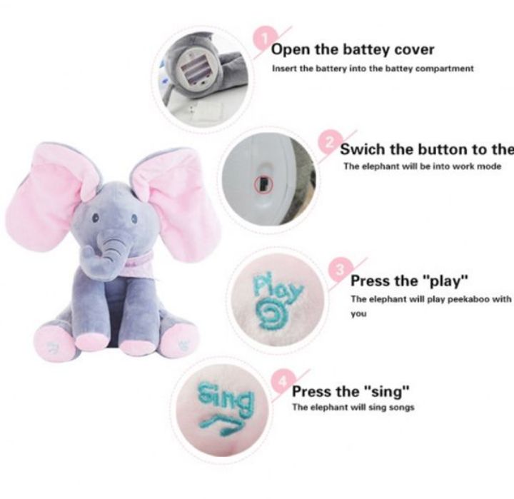 plush elephant toy for girls