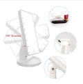 led make up mirror - wite
