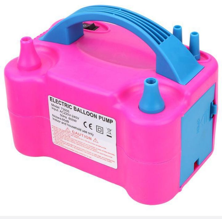 pink electric ballon pump inflator