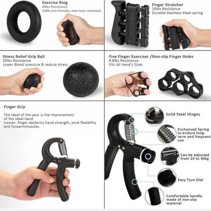 pack adjustable grip strenght trainer kit