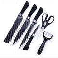 cookstyle stainless steel knief set - 6 pieces