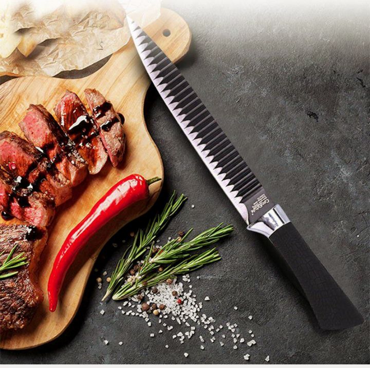 cookstyle stainless steel knief set - 6 pieces