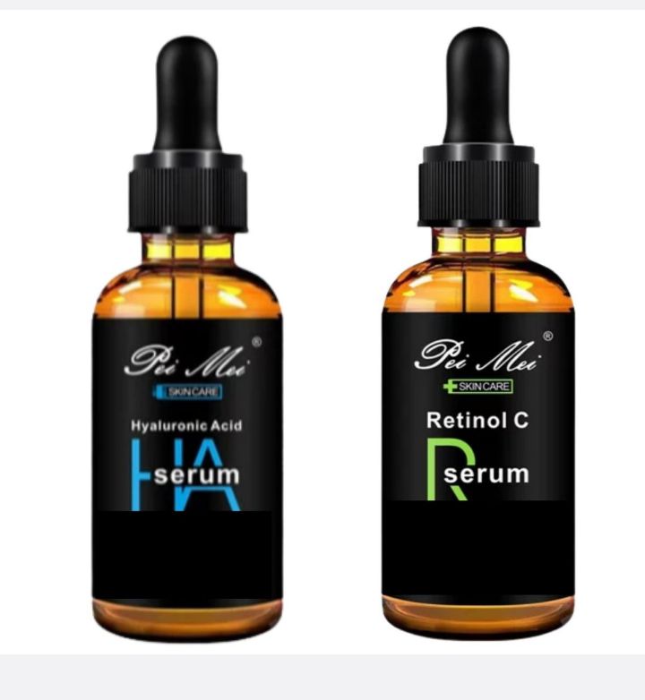 retinol c serum & hyaluronic acid