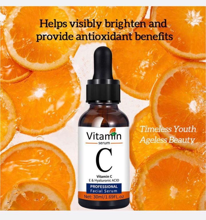 face serum set ; vitamin c , retinol & hyaluronic acid with derm roller
